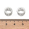 Brass Micro Pave Medium Orchid Cubic Zirconia Beads CU-CBA42CA-08P-2