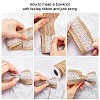 Handmade Imitation Hemp Costume Accessories with Imitation Pearl DIY-NB0002-29-4
