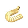 Ion Plating(IP) 304 Stainless Steel Charms STAS-G345-01G-U-2