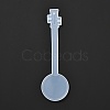 DIY Round Moon Lute Bookmark Silicone Molds DIY-F089-02-2