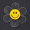 Transparent Acrylic Big Pendants OACR-P012-A06-2