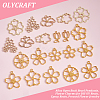 Olycraft 22Pcs 11 Styles Alloy Open Back Bezel Pendants FIND-OC0002-83-4