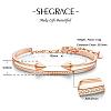 Chic Real 18K Gold Plated Brass Bracelet JB34A-2