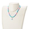 Polymer Clay Beaded Necklaces NJEW-JN03585-05-3