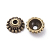 Tibetan Style Alloy Caps X-MLF1235Y-NF-2