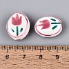 Handmade Porcelain Beads PORC-N013-10F-4
