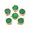 Natural Druzy Agate Links connectors G-Q500-04-1