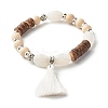 Round Bodhi Beads Stretch Bracelets Sets BJEW-JB07346-3