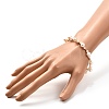 Natural Pearl Braided Bangle for Teen Girl Women BJEW-JB06828-3