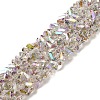 Transparent Glass Beads Strands EGLA-P061-04A-HP01-1