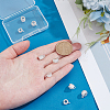 9Pcs 3 Styles Brass Brass Micro Pave Cubic Zirconia Tube Bails KK-PH0012-75-3