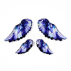 Epoxy Resin Wing Pendants FIND-N005-64A-2