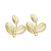 Rack Plating Alloy Stud Earring Findings PALLOY-K256-30LG-1