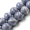 Synthetic Blue Lace Agate Beads Strands G-B071-F02-03-1