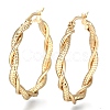 304 Stainless Steel Hoop Earring EJEW-F257-13G-2