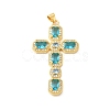 Rack Plating Brass Pendants KK-D087-17G-2