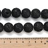 Natural Lava Rock Round Beads Strands G-M169-16mm-03-5