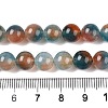 Dyed Natural White Jade Beads Strands G-T138-8mm-210-23-5