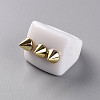 Opaque Acrylic Finger Rings RJEW-T010-12-3