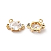 Clear Glass Charms KK-M233-42G-1