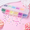 48G 12 Colors Transparent Colours Glass Seed Beads SEED-YW0002-72-4