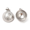 Brass with Cubic Zirconia Pendants KK-K339-02P-1
