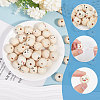 60Pcs 6 Styles Unfinished Natural Wood Printed Beads WOOD-GL0001-13A-4