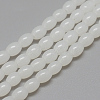 Baking Paint Glass Beads Strands X-DGLA-S115-8x6mm-Y01-1