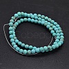 Natural Howlite Beads Strands TURQ-P027-6mm-18A-2