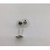 Non-Tarnish 304 Stainless Steel Stud Earring Findings X-STAS-I069-42-1