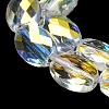 Electroplate Glass Beads Strands EGLA-C003-02-3