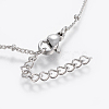 Tarnish Resistant 304 Stainless Steel Anklets AJEW-H013-03P-3
