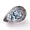 Embossed Glass Rhinestone Pendants GLAA-J101-05B-001VL-4