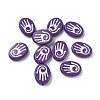 Baking Paint Glass Beads LAMP-D003-06E-1