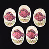 Handmade Reed Cane/Rattan Woven Beads WOVE-T006-116-1