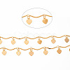 Handmade Brass Bar Scalloped Bar Chain CHC-S012-094-4