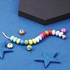 Imitation Turquoise Style Resin European Beads X-OPDL-Q132-M-6
