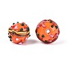 Handmade Lampwork Bumpy Beads LAMP-T022-05B-3