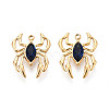 304 Stainless Steel and Rhinestone Pendants STAS-T071-05A-G-1