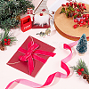 Single Face Velvet Ribbons OCOR-WH0080-14D-01-5