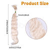 Artificial Wool Doll Wig Hair AJEW-WH0609-186C-2