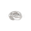 Brass Locking Jump Rings KK-S369-01P-01-1