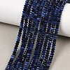 Natural Sodalite Beads Strands G-B175-A09-2x4mm-1