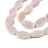 Electroplate Glass Beads Strands EGLA-Q125-009I-3