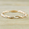 Alloy and Crystal Rhinestone Finger Rings FS-WGF6D8C-01-1