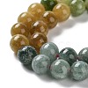 Dyed Natural Malaysia Jade Beads Strands X-G-G021-01B-07-4