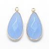 Natural White Jade Pendants G-S221-15G-1