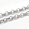 Tarnish Resistant 304 Stainless Steel Rolo Chains CHS-L001-28-8mm-1