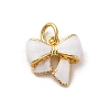Brass Enamel Charms KK-Q098-27G-A-1