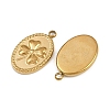 304 Stainless Steel Pendants STAS-L295-11G-2